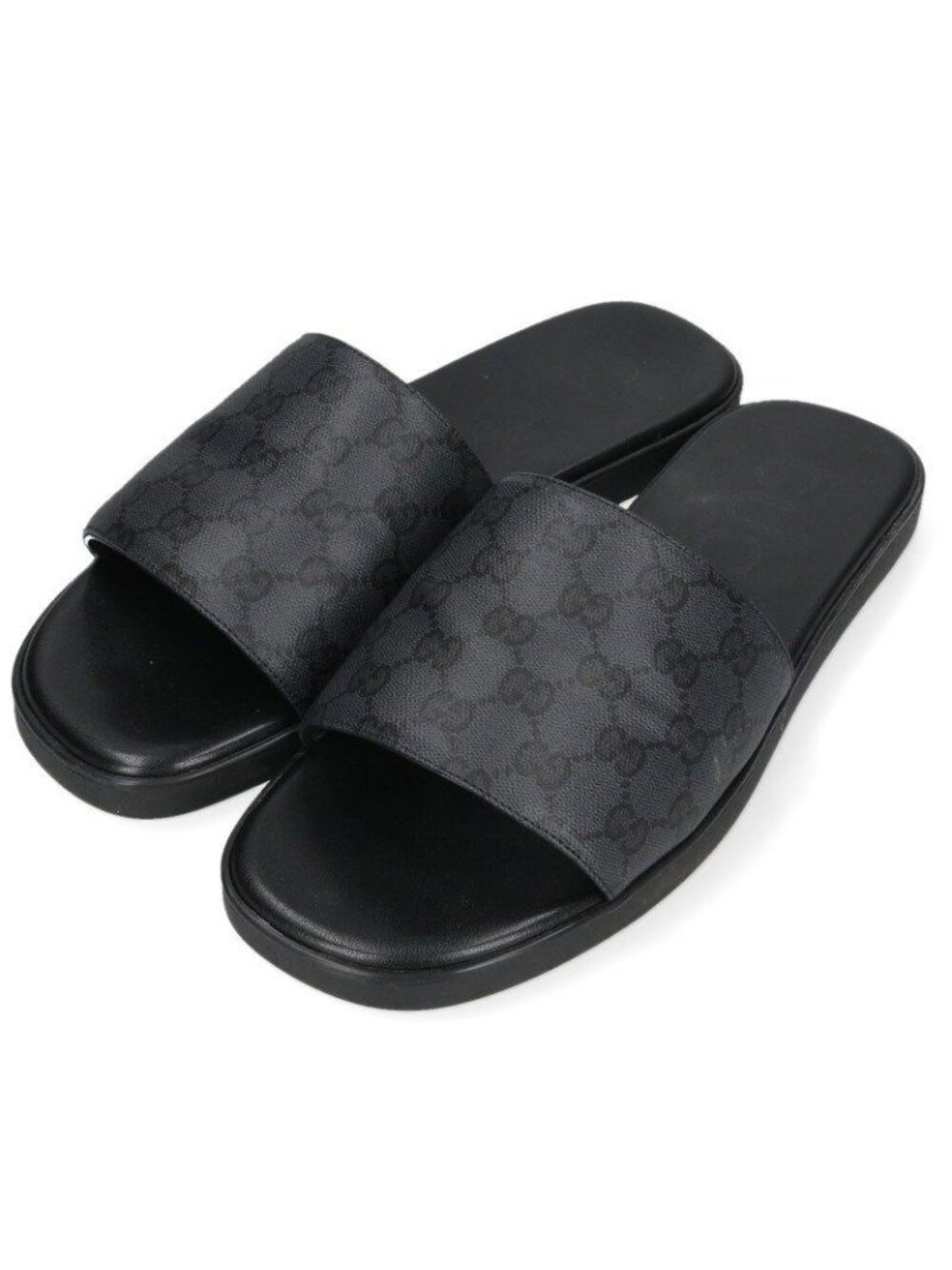 Gucci GG All Over Print Slide Sandals
